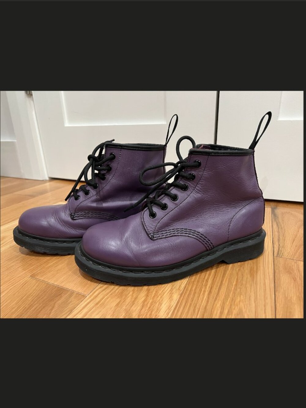 DOCS | Dr. Martens 101 Boots | Lavender | Purple | US W 8 | UK W 6 | EU W 38